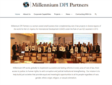Tablet Screenshot of millenniumdpi.com